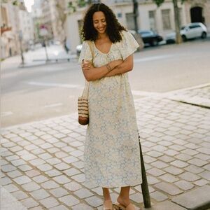 Christy Dawn Ambre Dress - Sky Chamomile - XS